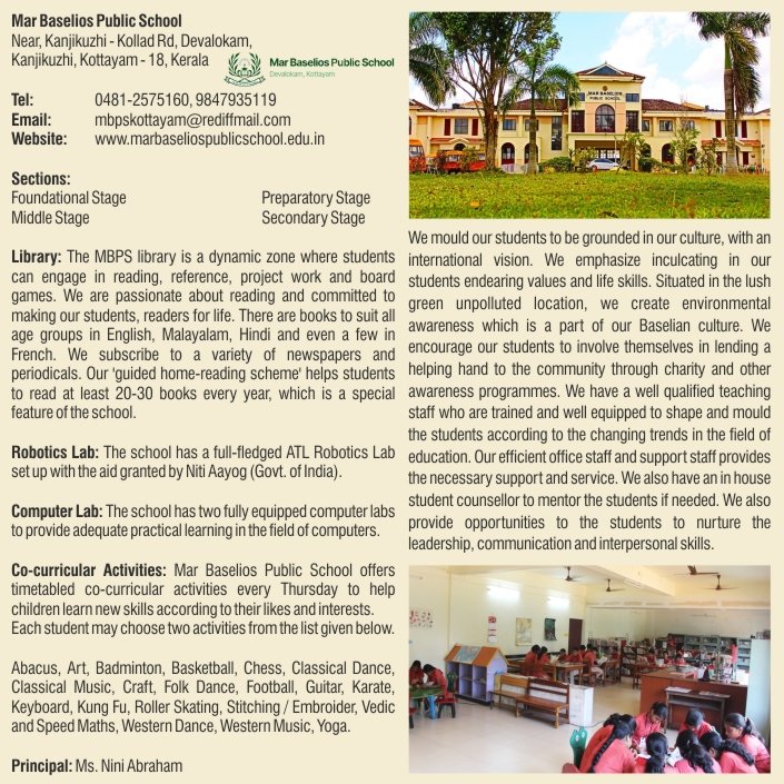 Mar Baselios Public School-kerala