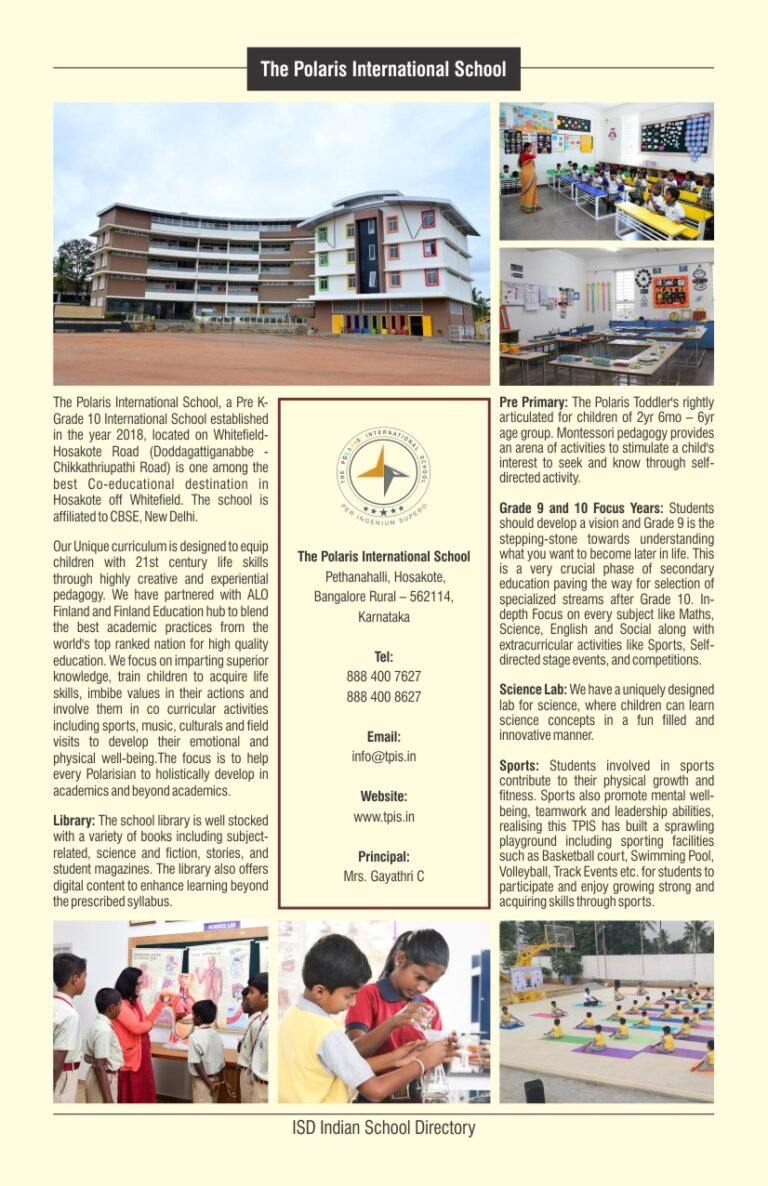 The Polaris International School-Bengaluru