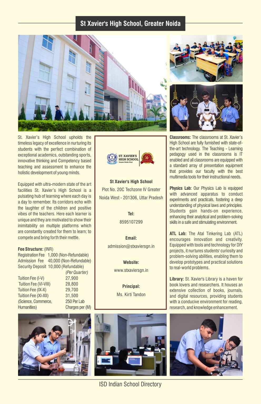 St Xavier's High School
